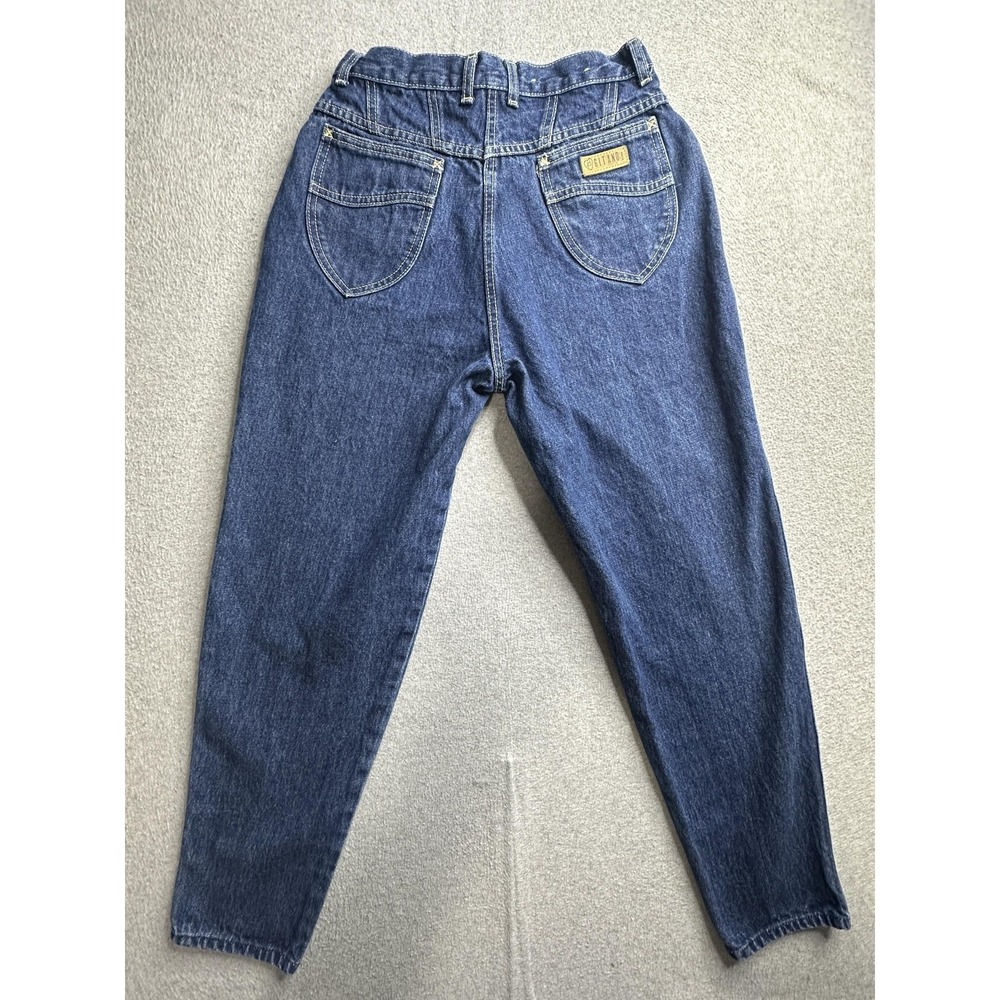 Vintage Gitano Jeans Womens 12 High Waist Tapered Taper Denim 90s Retro‎ Classic